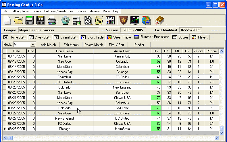Betting Genius Screenshot